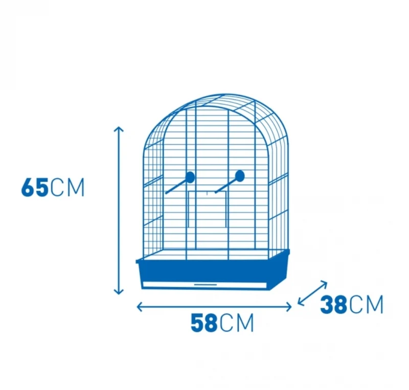 Cage à oiseaux Iza 3 58x38x65cm