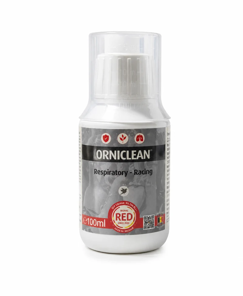 NOUVEAU Orniclean 100 ml - Dégage les voies respiratoires - Animaux rouges