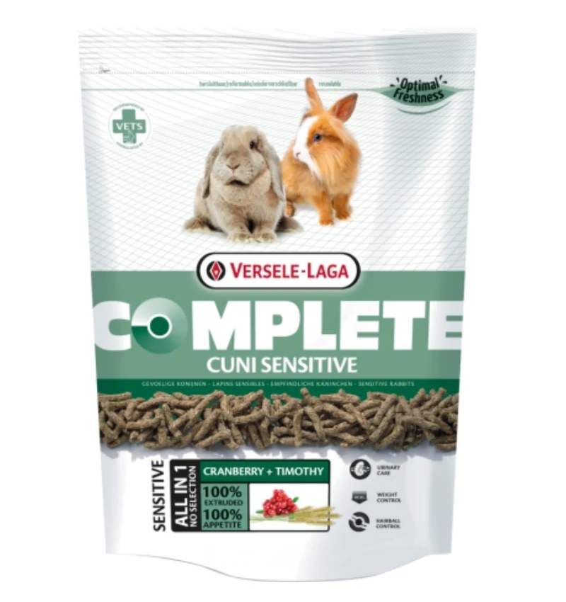 Complete Cuni Sensitive 1.75 kg - Morceaux faciles à digérer pour les lapins sensibles (nains)