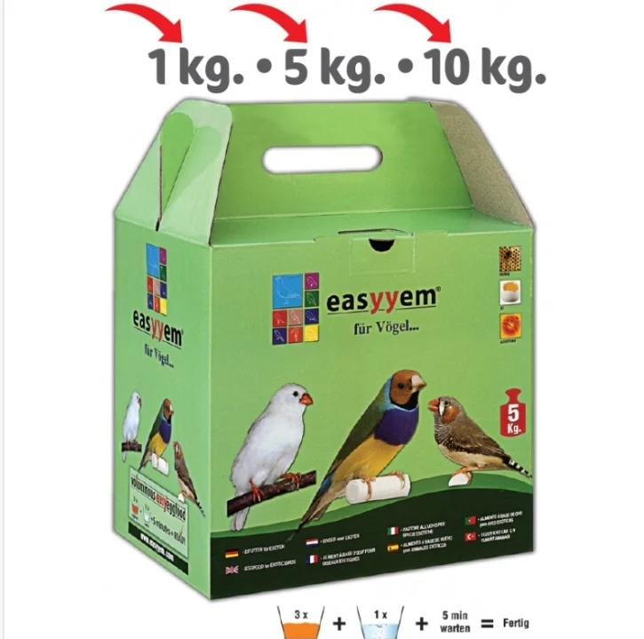 Easyyem Pâtée aux Oeufs Oiseaux Exotiques 10kg