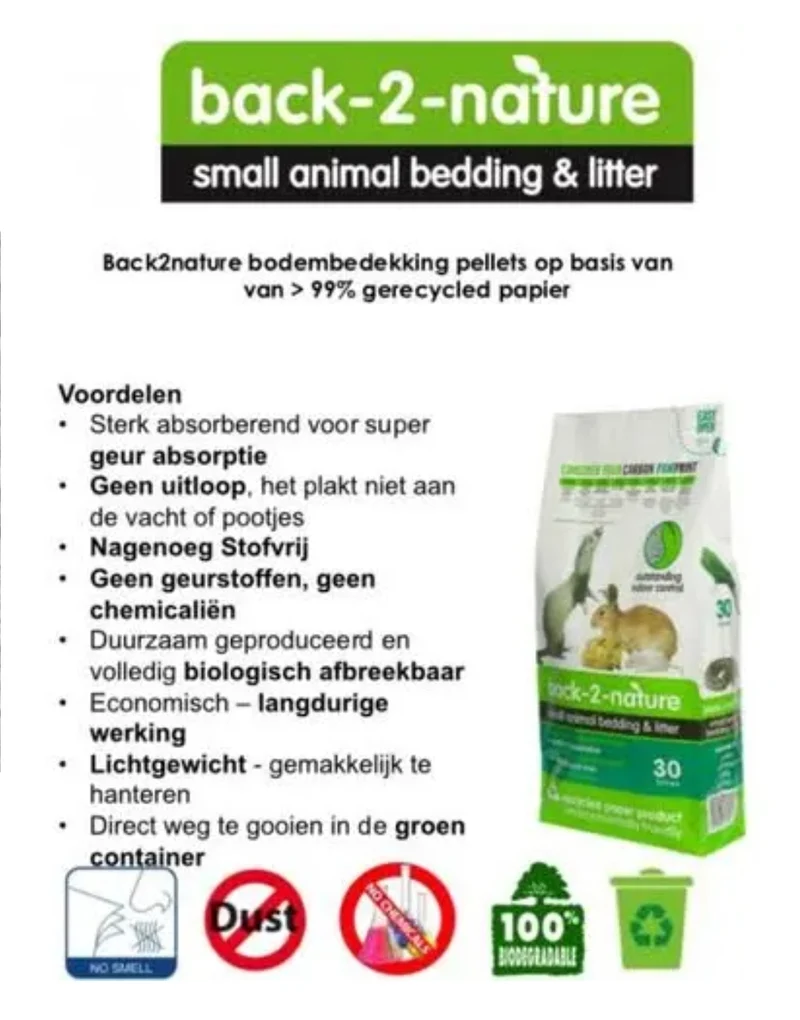 Back-2-Nature Literie & Litière - Literie 10L