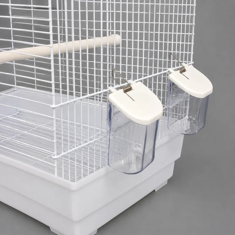 Cage à oiseaux Sandra - Blanche 66 x 51 x 32