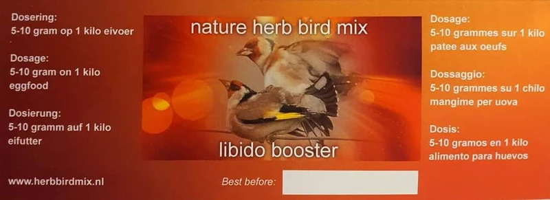 Libido Booster 150 Grammes - Herb Bird Mix
