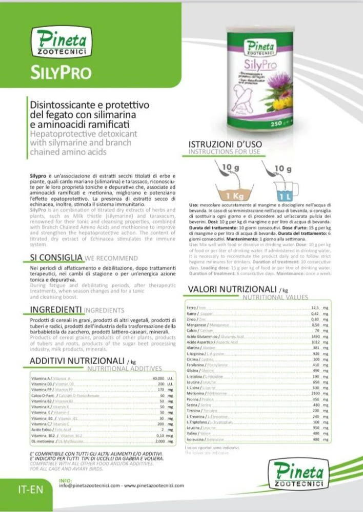 SilyPro 250 grammes ( Protecteur du foie ) - Pineta