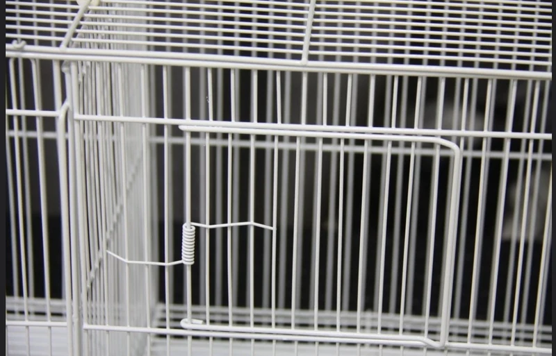 Cage d'élevage blanche empilable 60x25x35