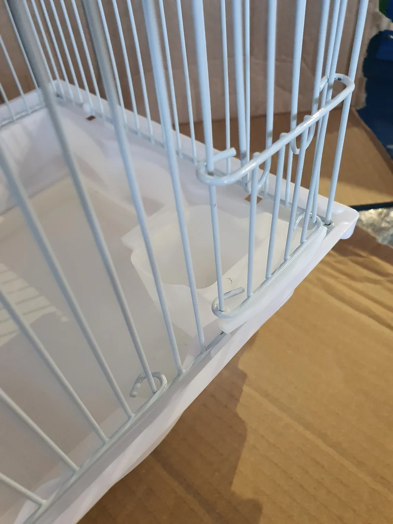 Petite cage blanche 30x23x38