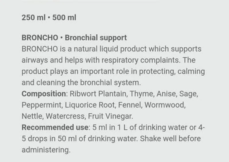 Broncho, Support Bronchique 500ml - Easyyem
