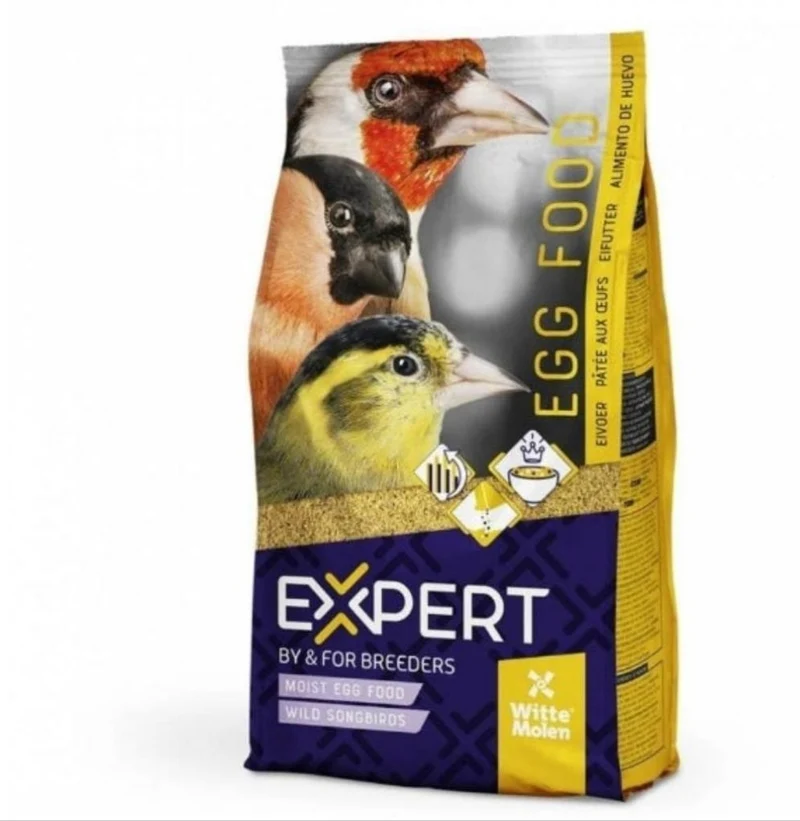 Aliment EXPERT pour œufs de passereaux sauvages - 5 kg - 15.6 % de protéines, insectes, gammares - Witte Molen