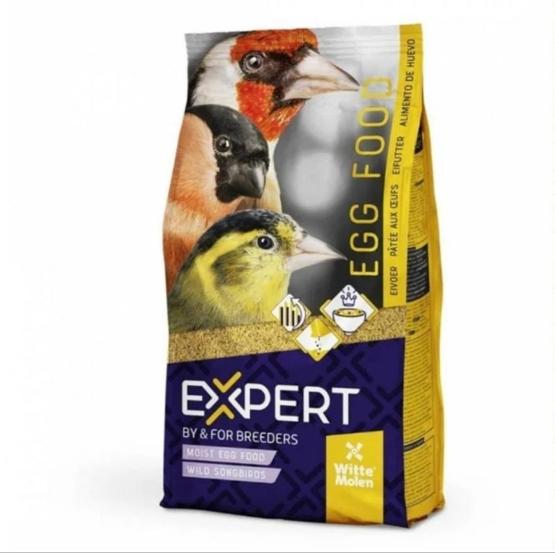 Aliment EXPERT pour œufs de passereaux sauvages - 10 kg - 15.6 % de protéines, insectes, gammares - Witte Molen