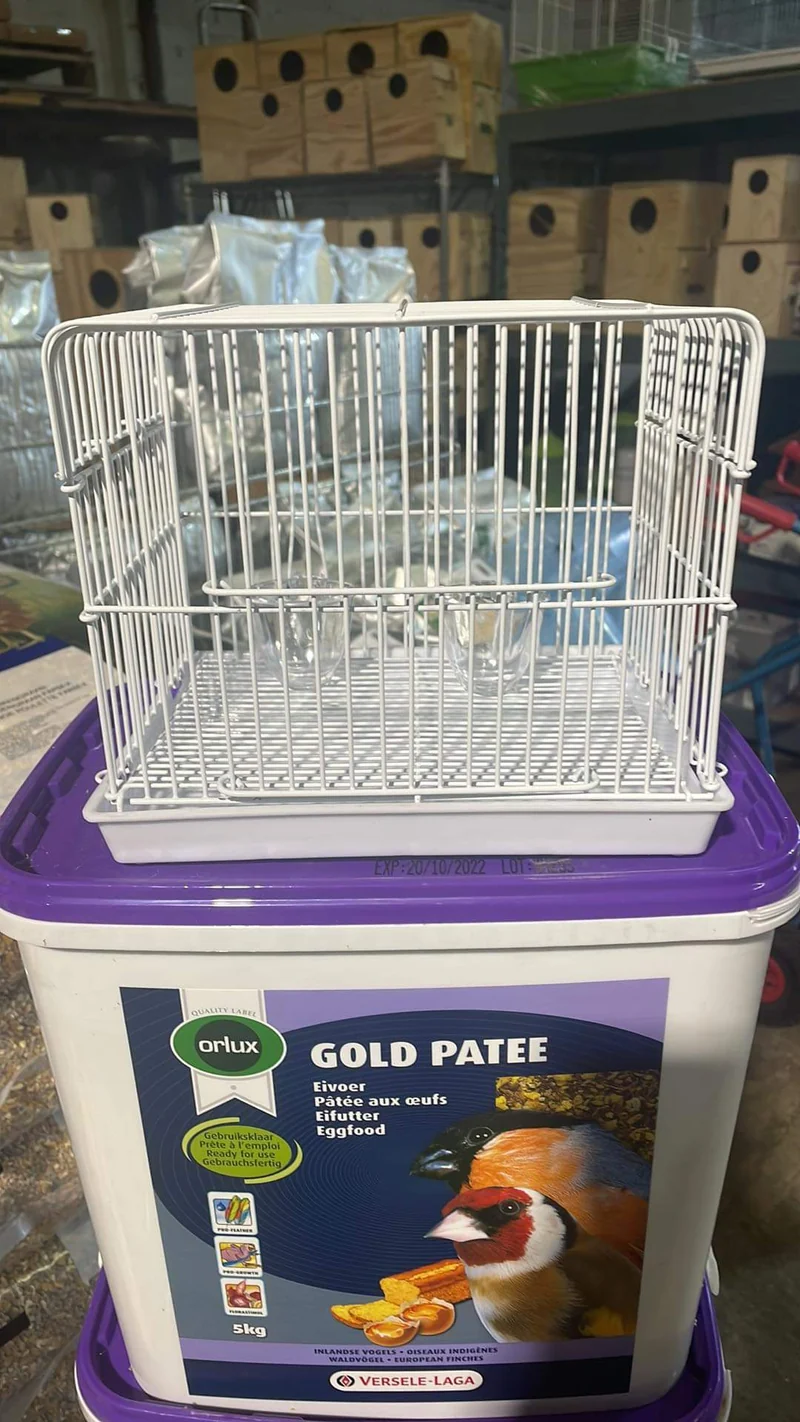 Cage de transport blanche 23x15.5x17