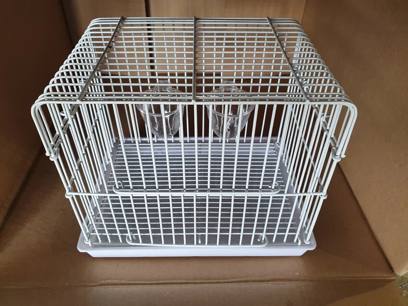 Cage de transport blanche 23x15.5x17