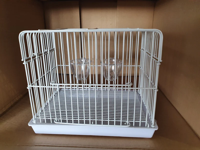 Cage de transport blanche 23x15.5x17