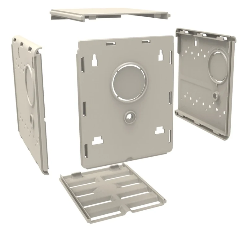 427 NICHE EN PLASTIQUE POUR AGAPORNIDES 20*16.5*20CM