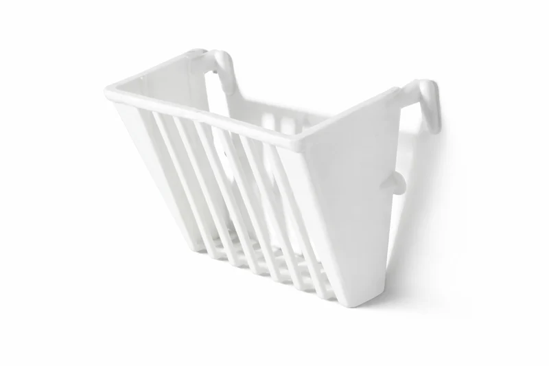 Ruifje plastique 9x6x3cm blanc