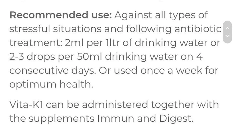Vita-K1, Multivitamines avec suppléments de vitamine K1 100 ml - Easyyem