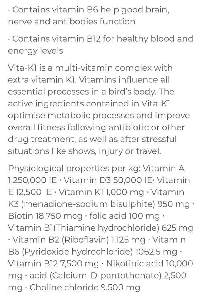 Vita - K1, Multivitamines Avec Vitamine K1, 250ml Easseym