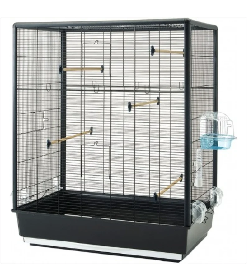 Cage à oiseaux Primo 60 Noir 80x50x115cm