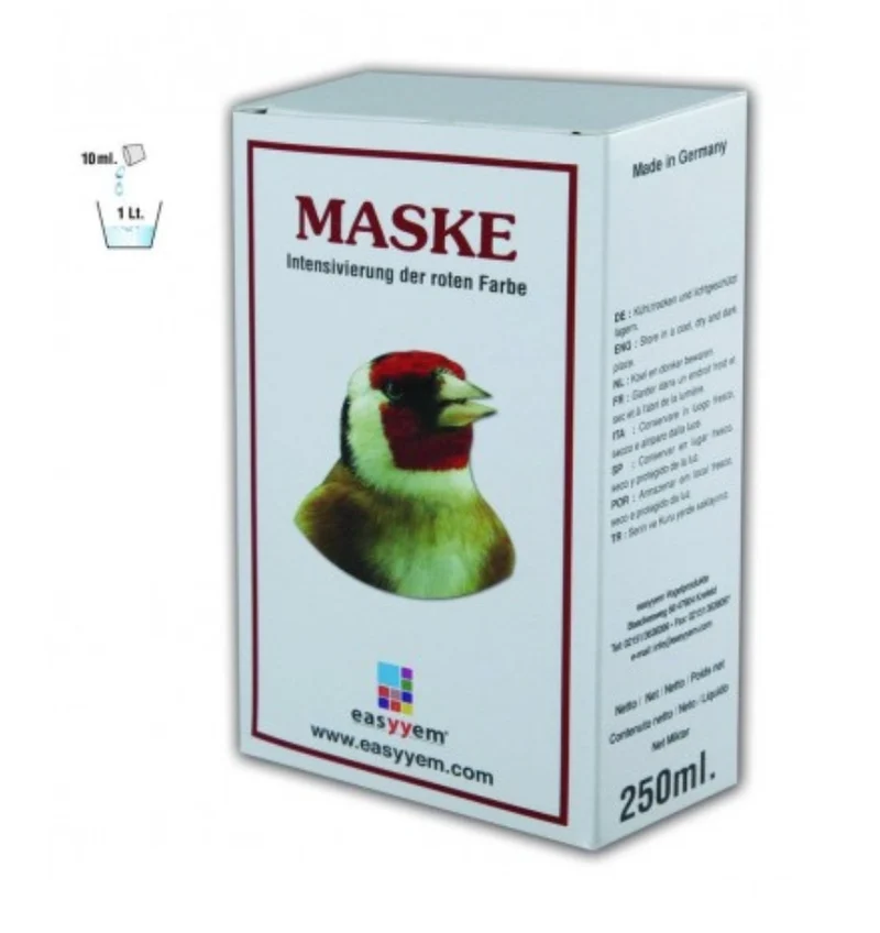 Maske, Teinture Rouge Liquide 250ml - Easyyem