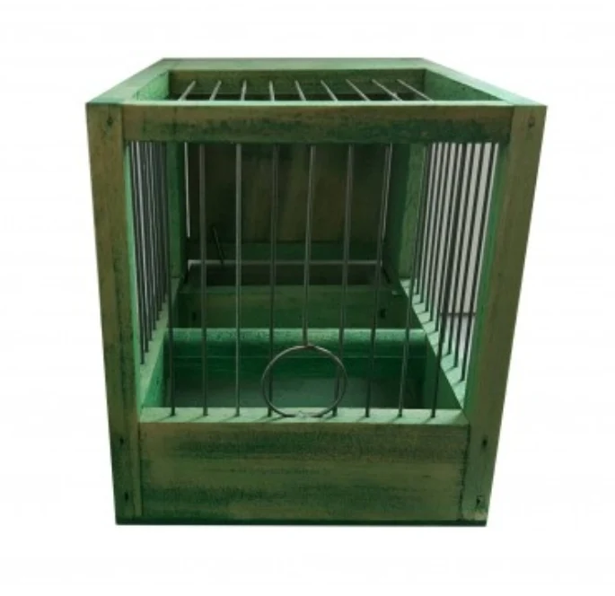 Petite cage verte 21x15.5x14.5cm