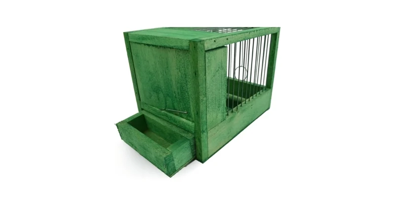 Petite cage verte 21x15.5x14.5cm