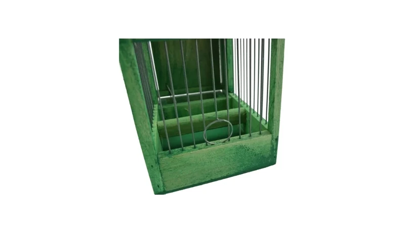 Petite cage verte 21x15.5x14.5cm