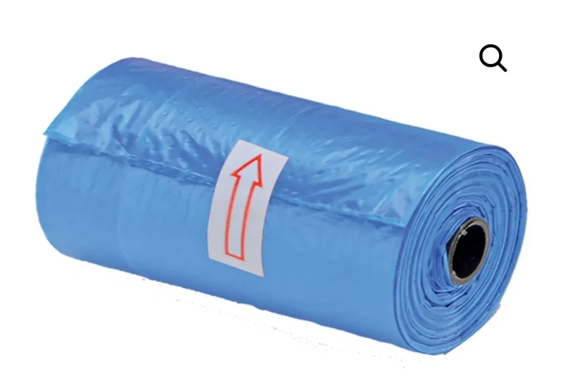 Sacs à caca Bleu - 5 rouleaux