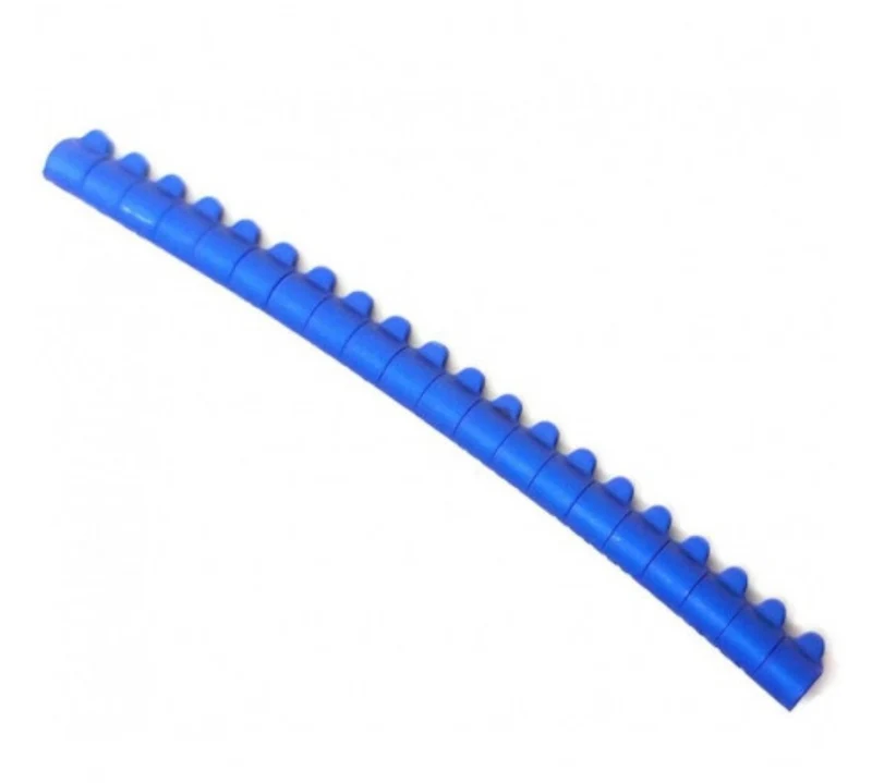 20 Anneaux de Pincement Ouverts en Aluminium Couleur: Bleu
