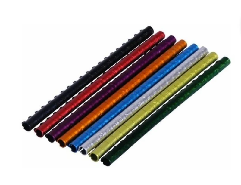 20 Anneaux de Pincement Ouverts en Aluminium Couleur: Bleu
