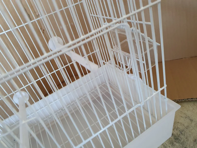 Cage de transport blanche 29x20x30