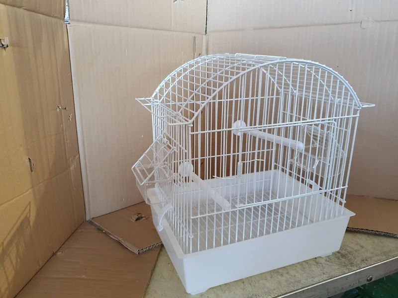 Cage de transport blanche 29x20x30