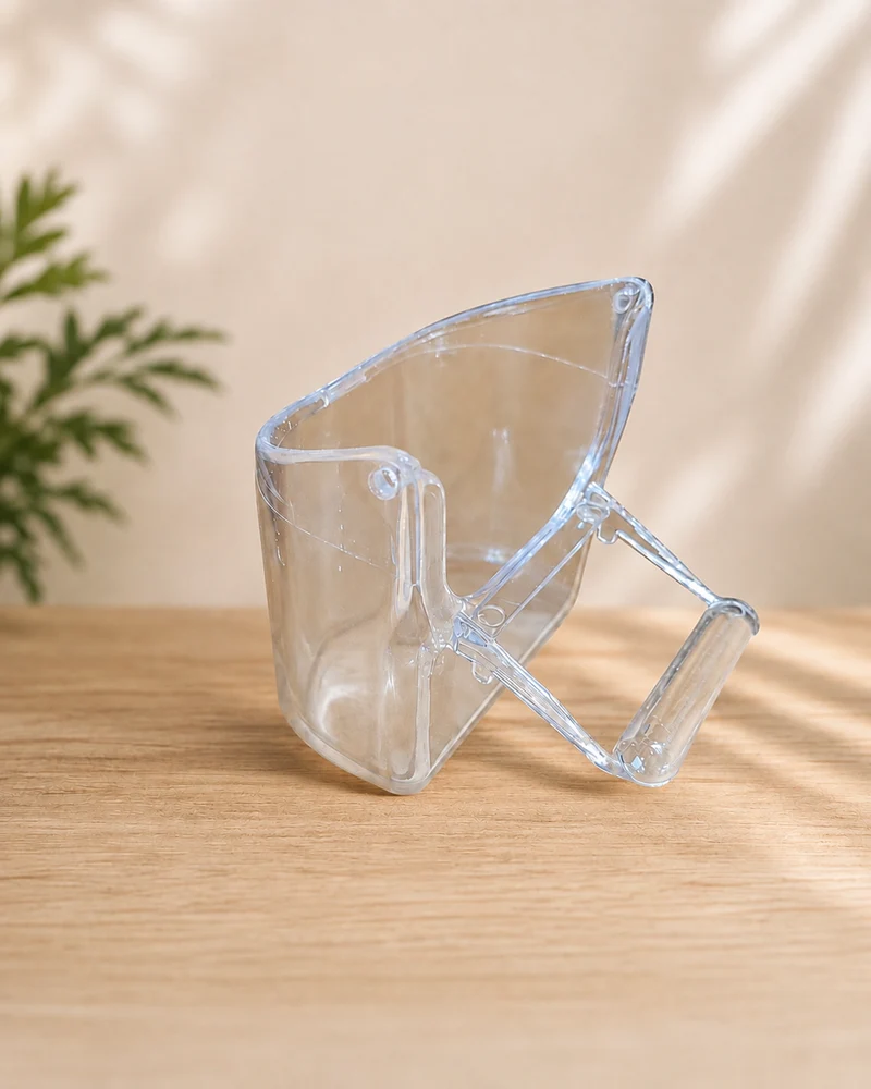 Pot à Nourrir Cage Fil Blanc 102cm
