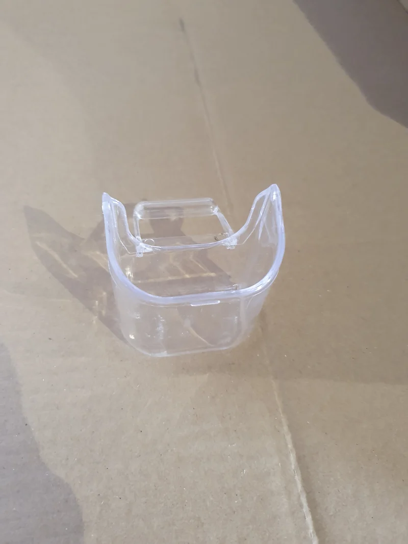Pot à Nourrir Cage Fil Blanc 102cm