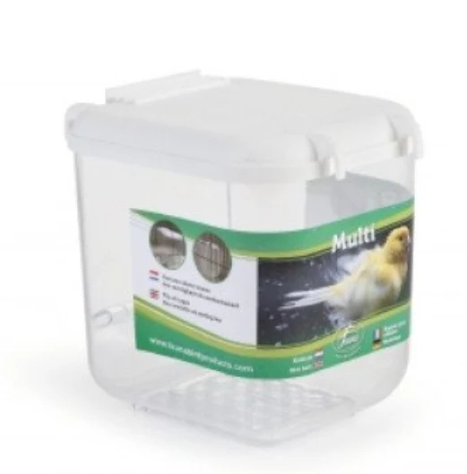 Baignoire Multi - Oiseau - Plastique - 14x11x14 cm