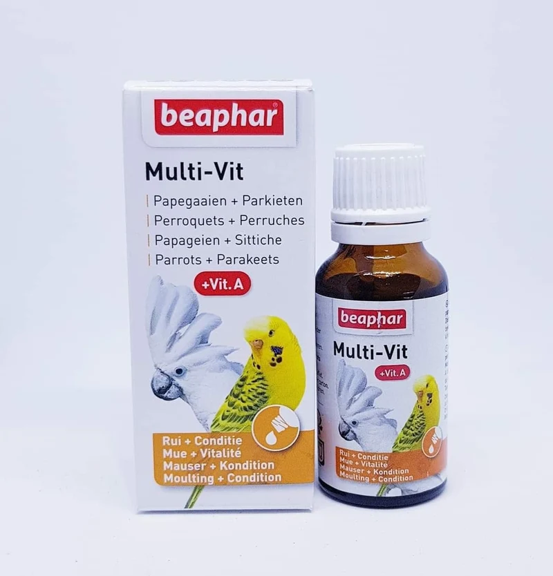 Multi-Vit Perroquet Perruches 20ml - Beaphar