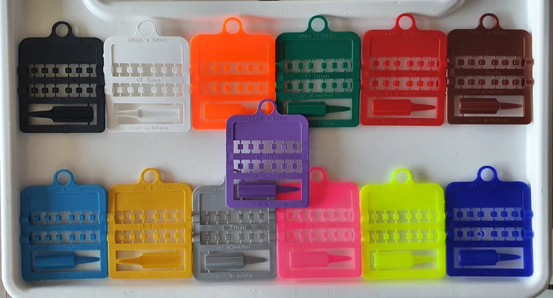 Anneaux fendus EZ Birds (Ø 3 mm) (12 sur carte) 1er