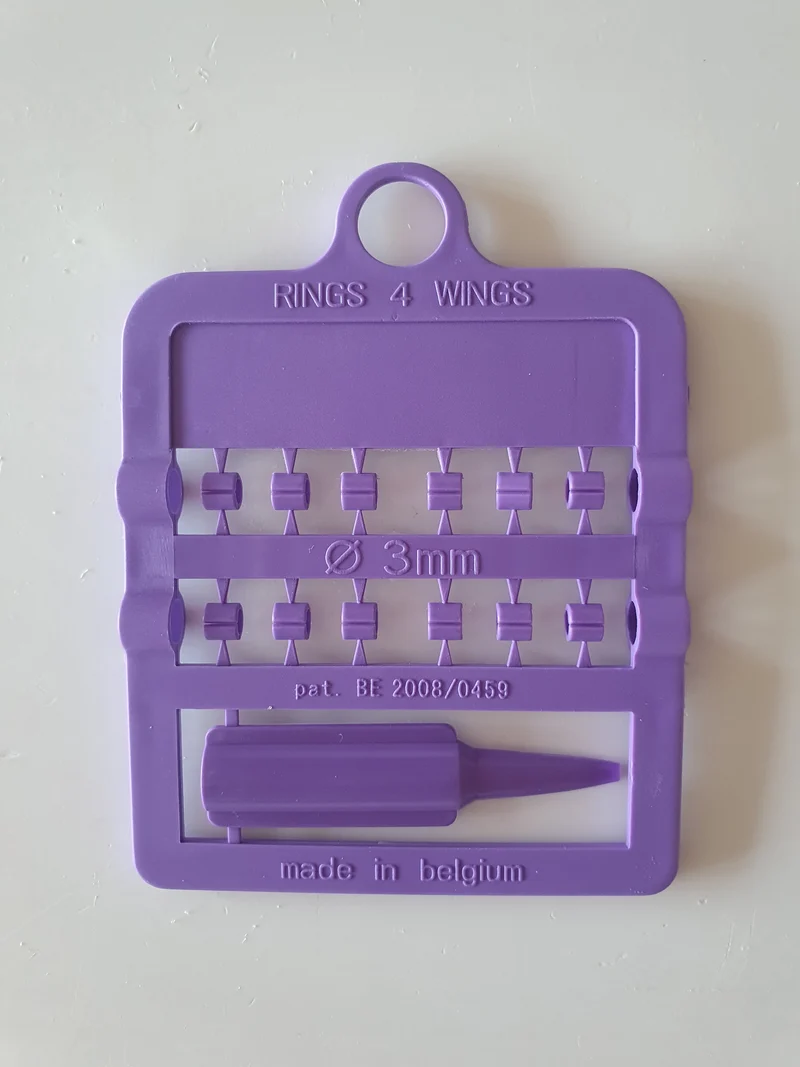 Anneaux fendus EZ Birds (Ø 3 mm) (12 sur carte) 1er