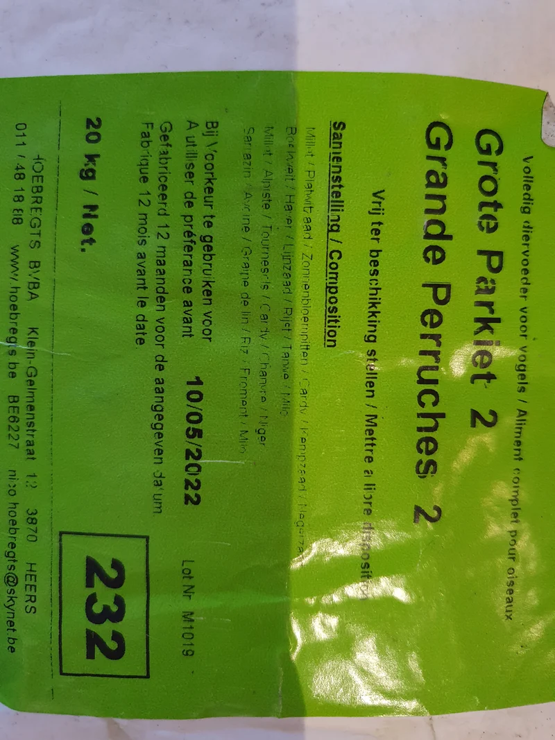 Grandes perruches - 5 kg