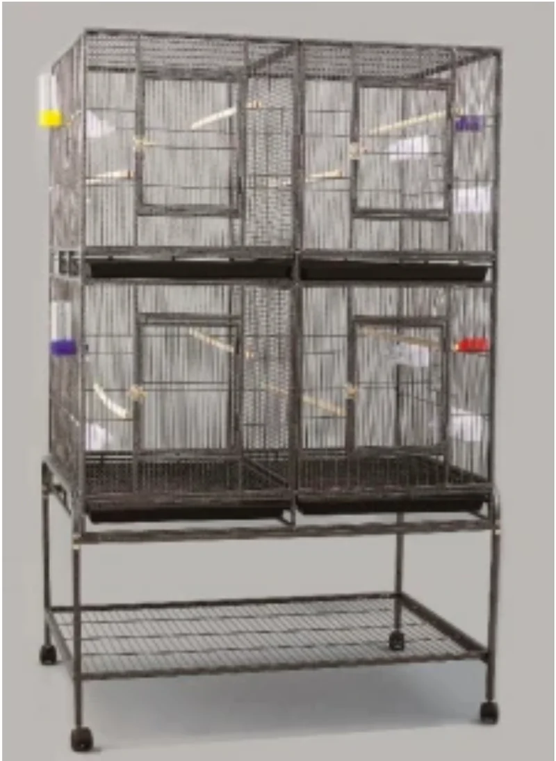 Cage pour perroquets et perruches 4 pièces (*)