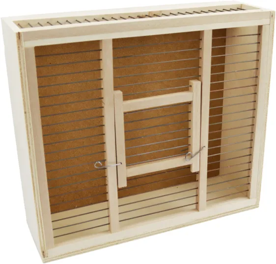 Boîte de transport en bois simple 35x31x11