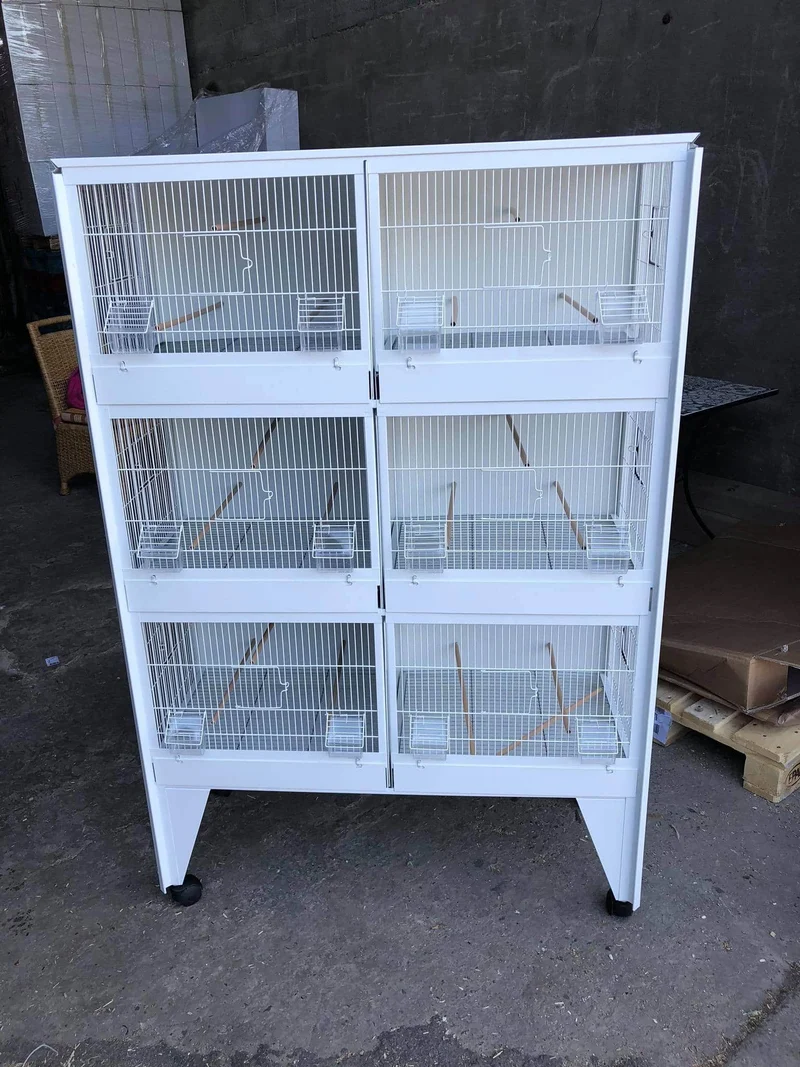 Volière 31 Blanc 100X40X60 cm