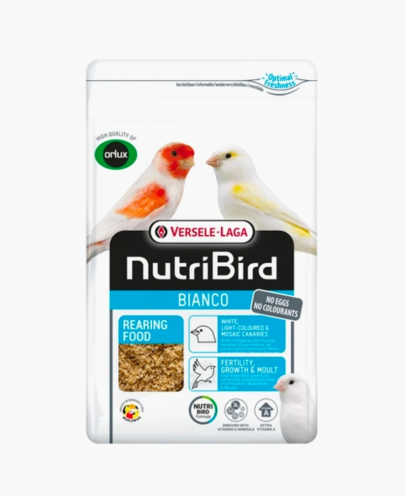 Aliment d'élevage Nutribird Bianco 1 kg (avec fermeture éclair)