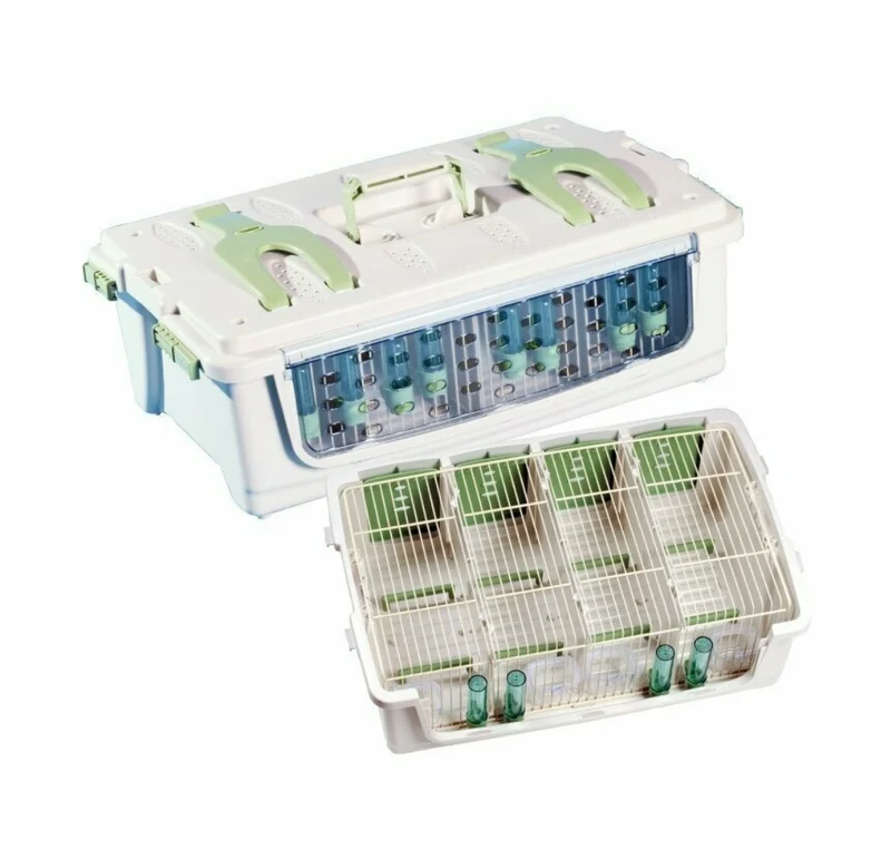Boîte de transport en plastique Safari (4 pièces avec couvercle)