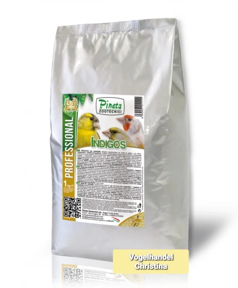 Pâtée aux œufs Indigos - Chardonnerets et Tarins 3kg - Pineta Zootecnici