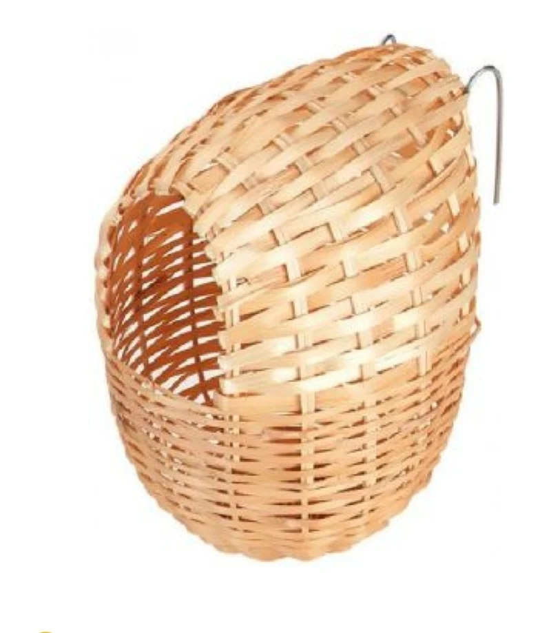 Nid de pinson en bambou, grand format (16 cm)