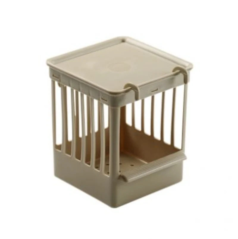Boîte treillis plastique beige