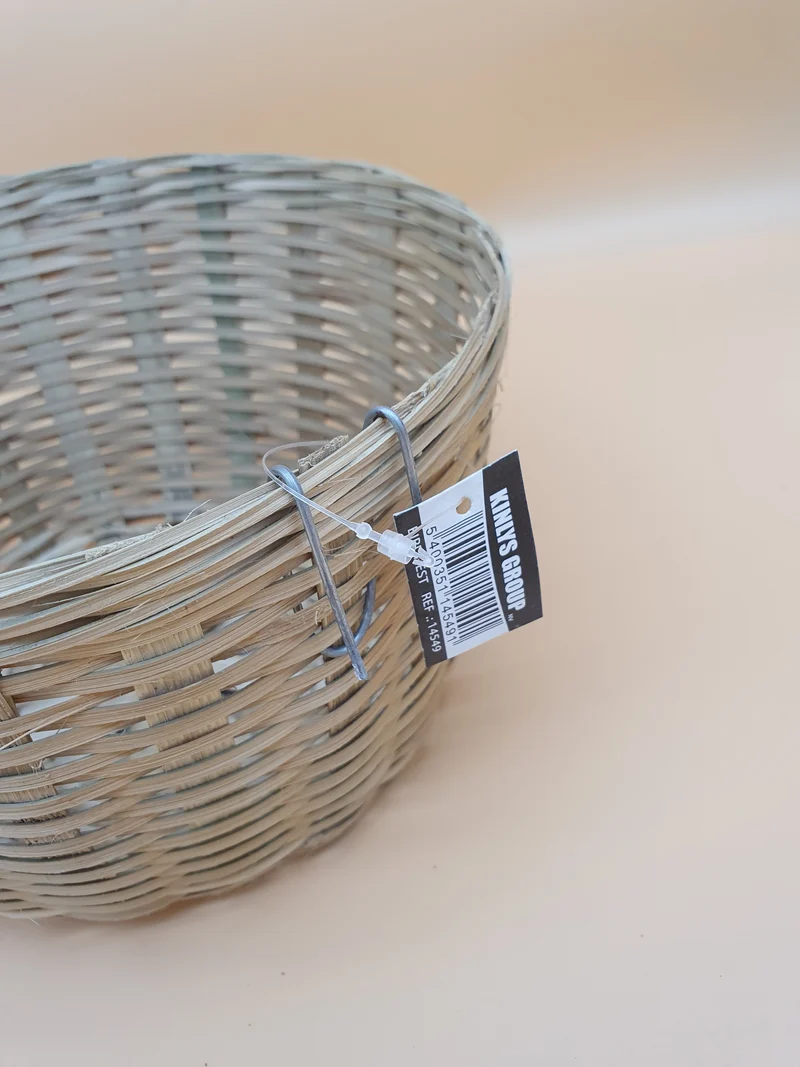 Panier nid en osier
