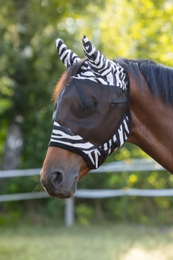 Masque Zebre Taille Pony