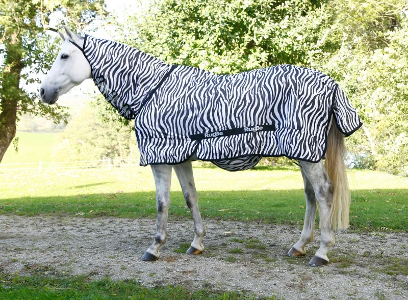 Couverture Zebre protection intégrale anti mouches et taons pour dos 165 cm