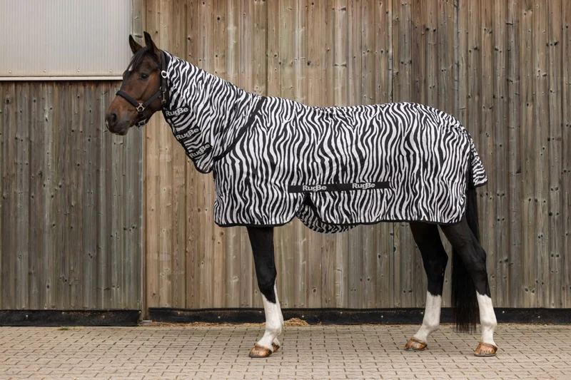 Couverture Zebre protection intégrale anti mouches et taons pour dos 165 cm