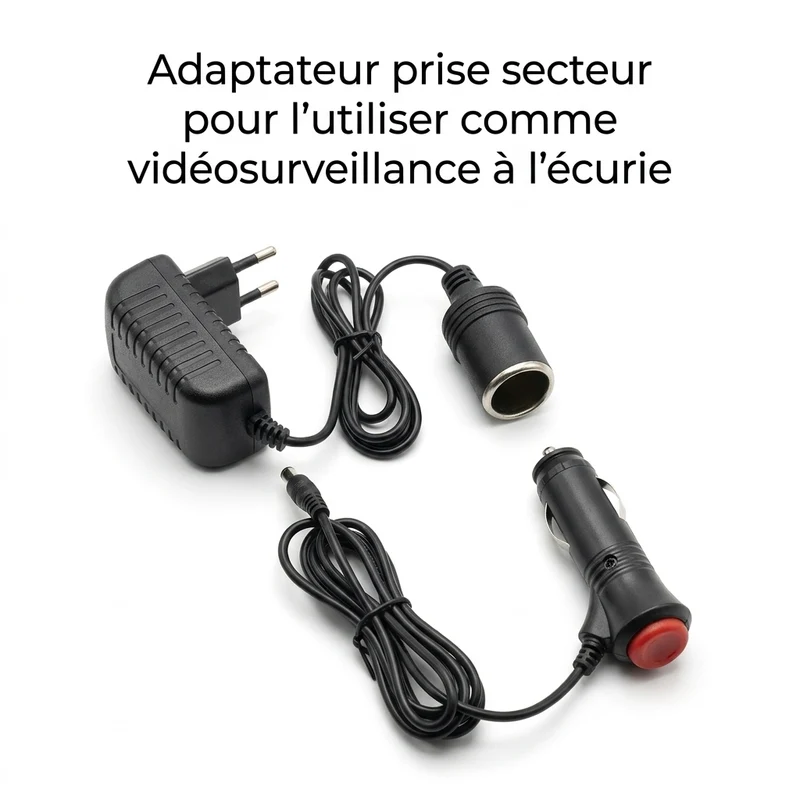 Le kit caméra + moniteur sans fil pensé pour les vans, camions et remorques pour chevaux